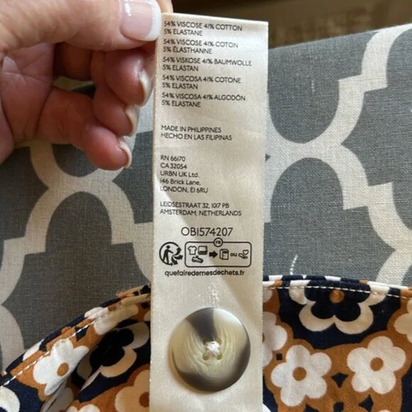 Anthroplogie MAEVE Colette Cropped Wide-Leg Pants size 34 - Picture 12 of 15